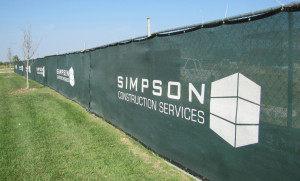 fence screen logos construction simpson