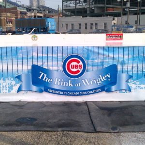 Large Format Advertising Fence Wrap