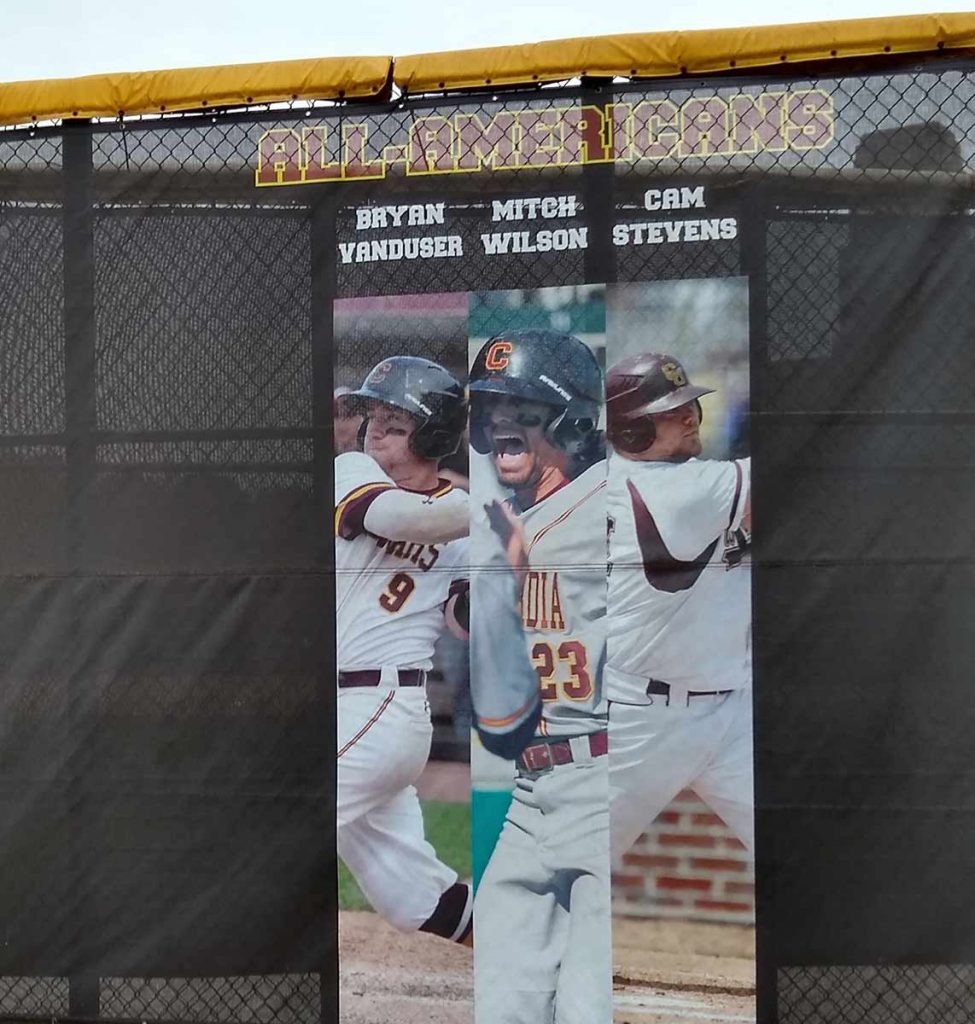 Custom Printed Outfield Fence Screen